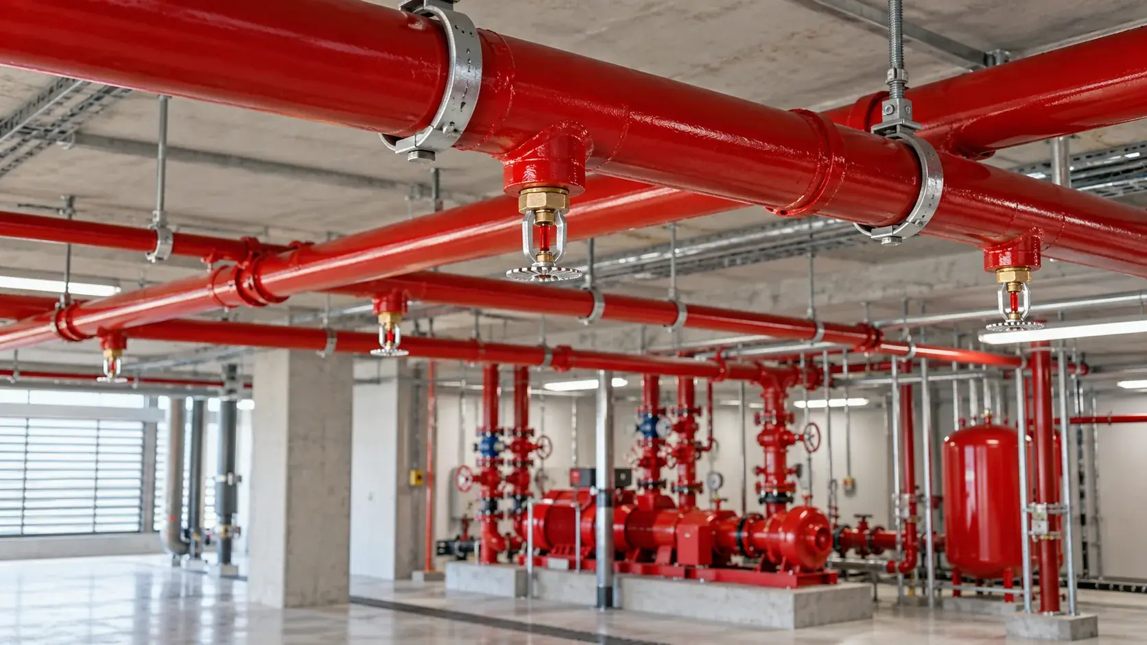 İzmir’de yangın söndürme ve sprinkler tesisatı